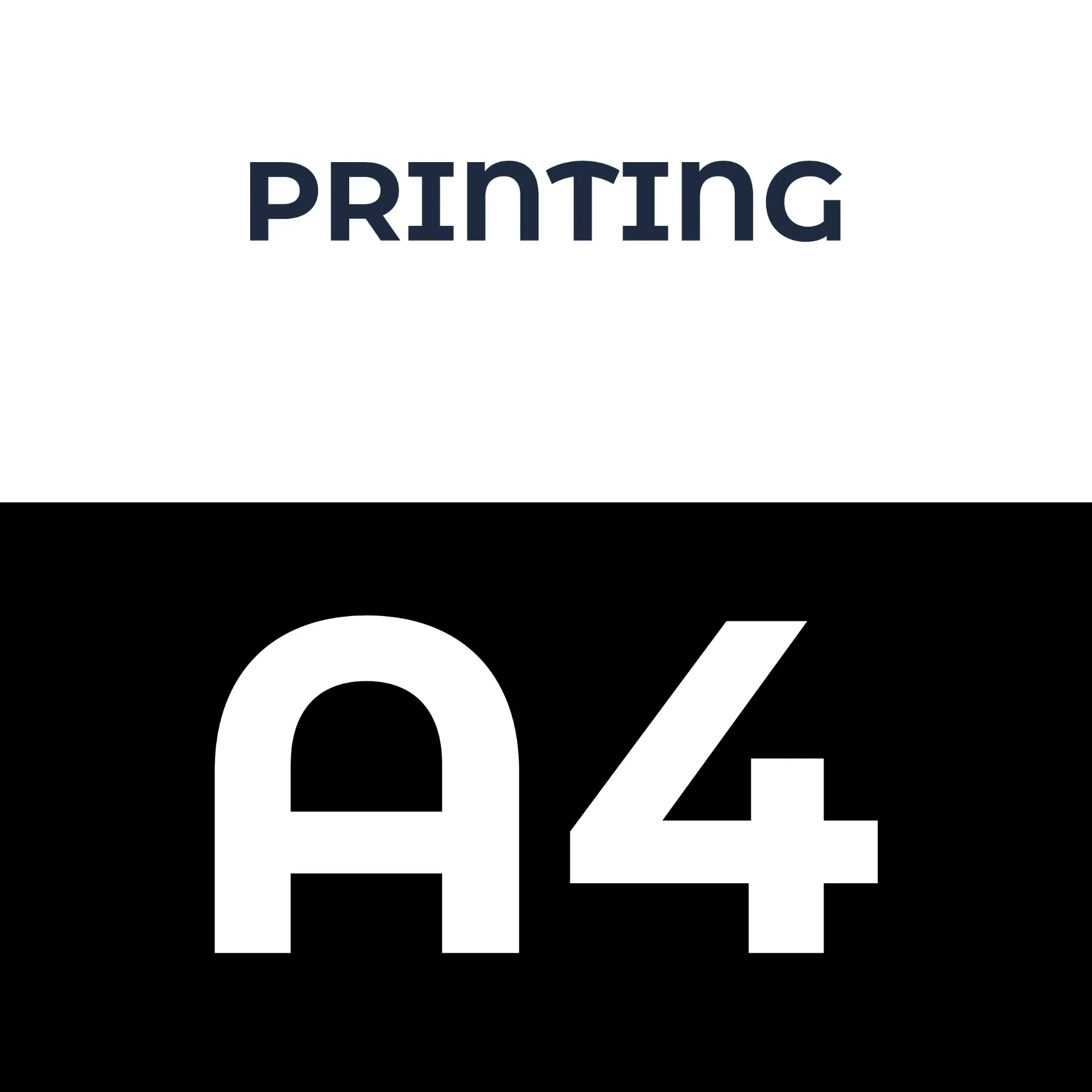 A4 Printing (Black & White)