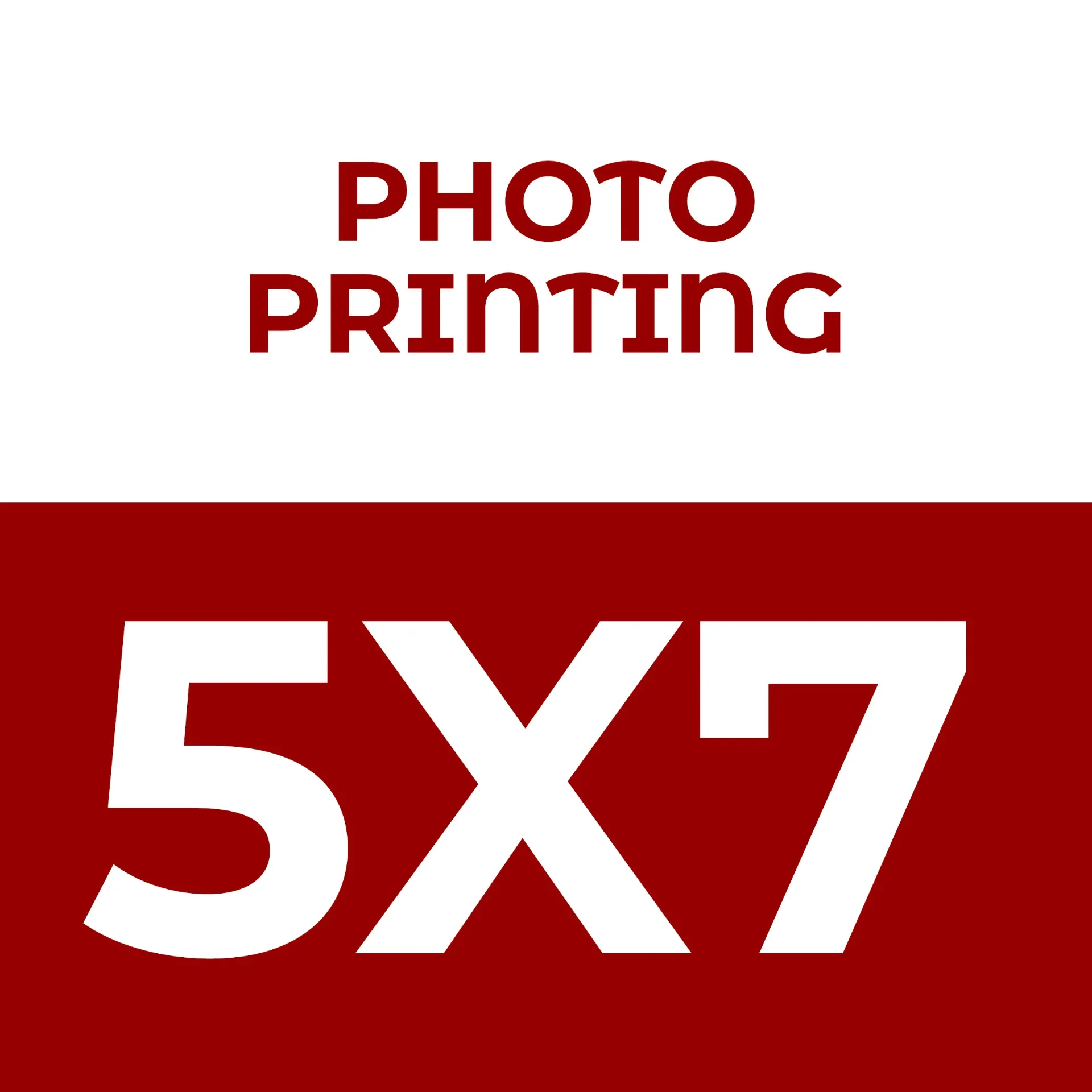 5X7 PHOTO (SERVICE PROVIDER)